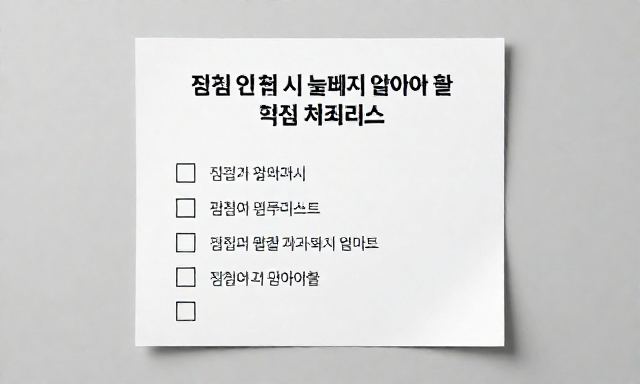 점검구 관련 이미지 - 안전과 직결되는 공간의 통로, 점검구 설치 시 놓치지 말아야 할 핵심 체크리스트