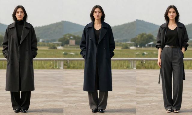 40대여성큰옷 관련 이미지 - 편안함과 스타일을 동시에 잡는 40대여성큰옷 선택 가이드: 소재와 실루엣의 미학
